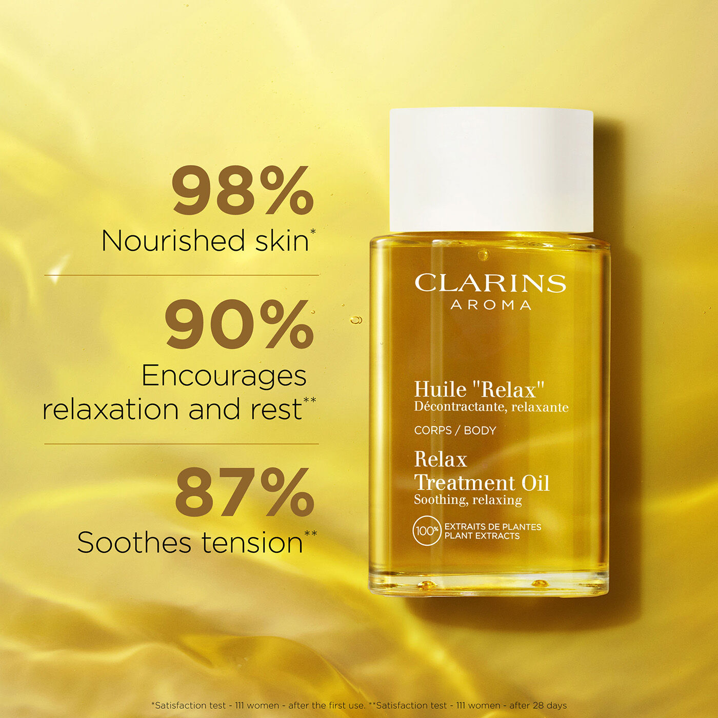 Relax Body Treatment Oil, Muscle Soothing Body Oil | CLARINS®