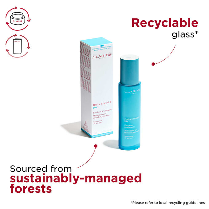 Hydra-Essentiel Face Emulsion with Double Hyaluronic Acid - Hydrating + Light Lotion