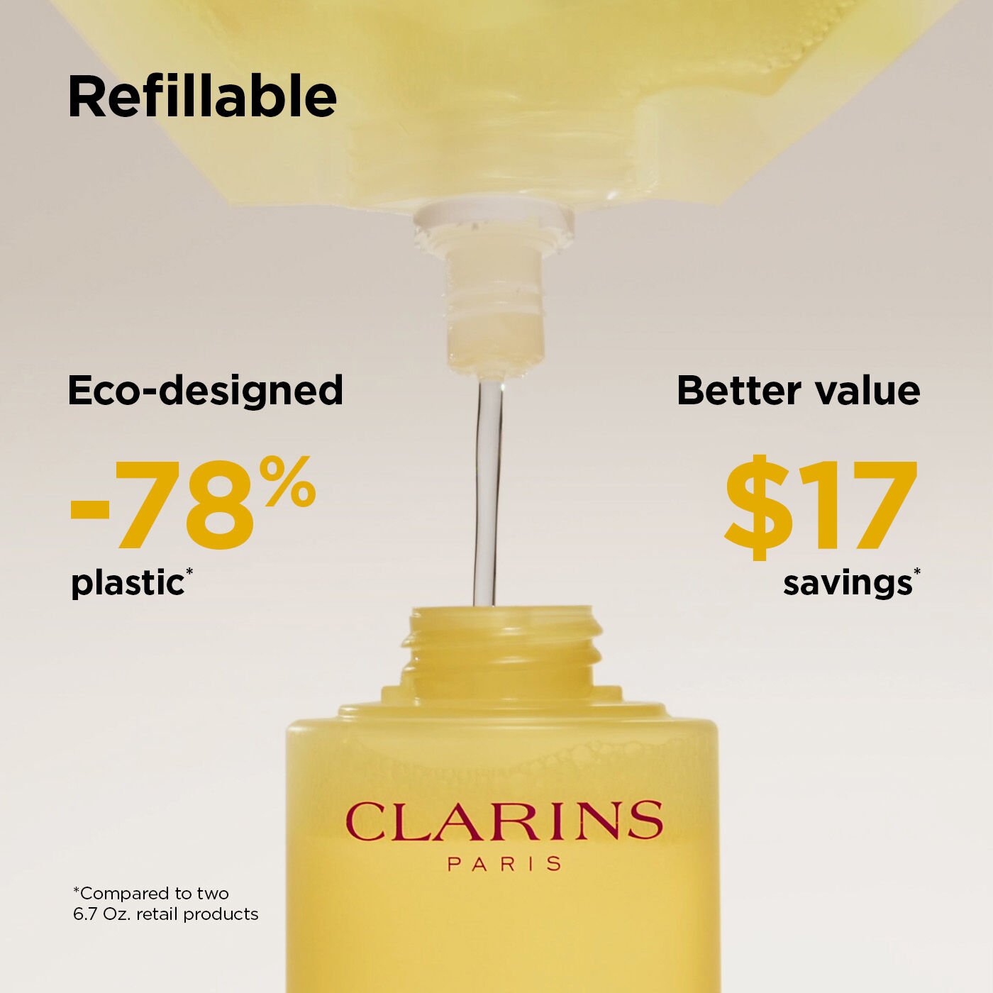 Hydrating Toning Lotion Refill Kit | CLARINS®