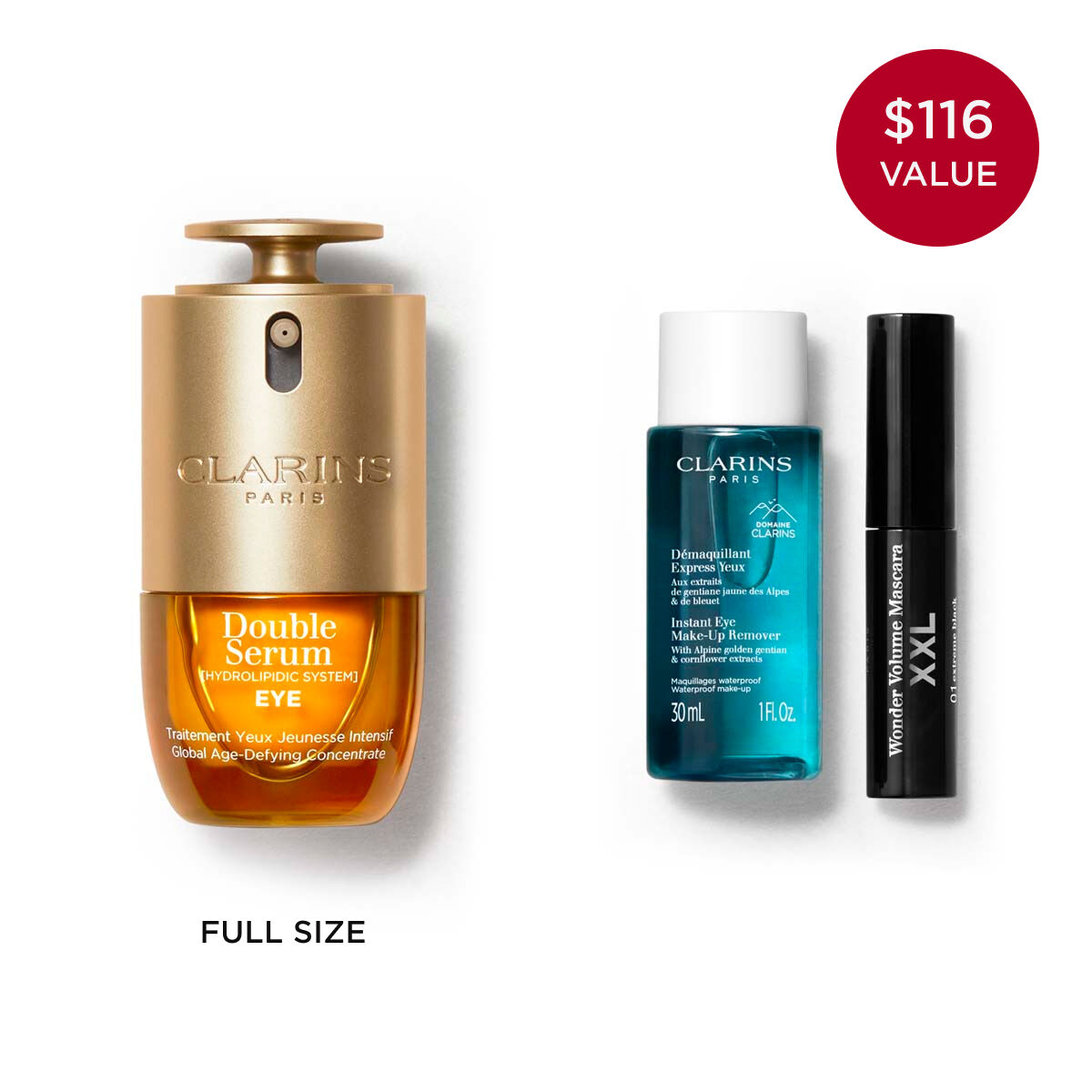 DOUBLE SERUM® Eye Brightening + Depuffing Gift Set | CLARINS®