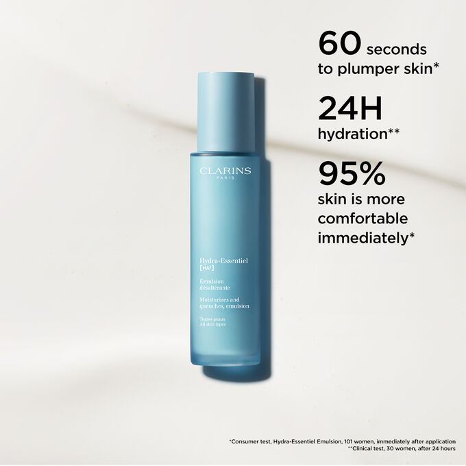 Hydra-Essentiel Face Emulsion with Double Hyaluronic Acid - Hydrating + Light Lotion