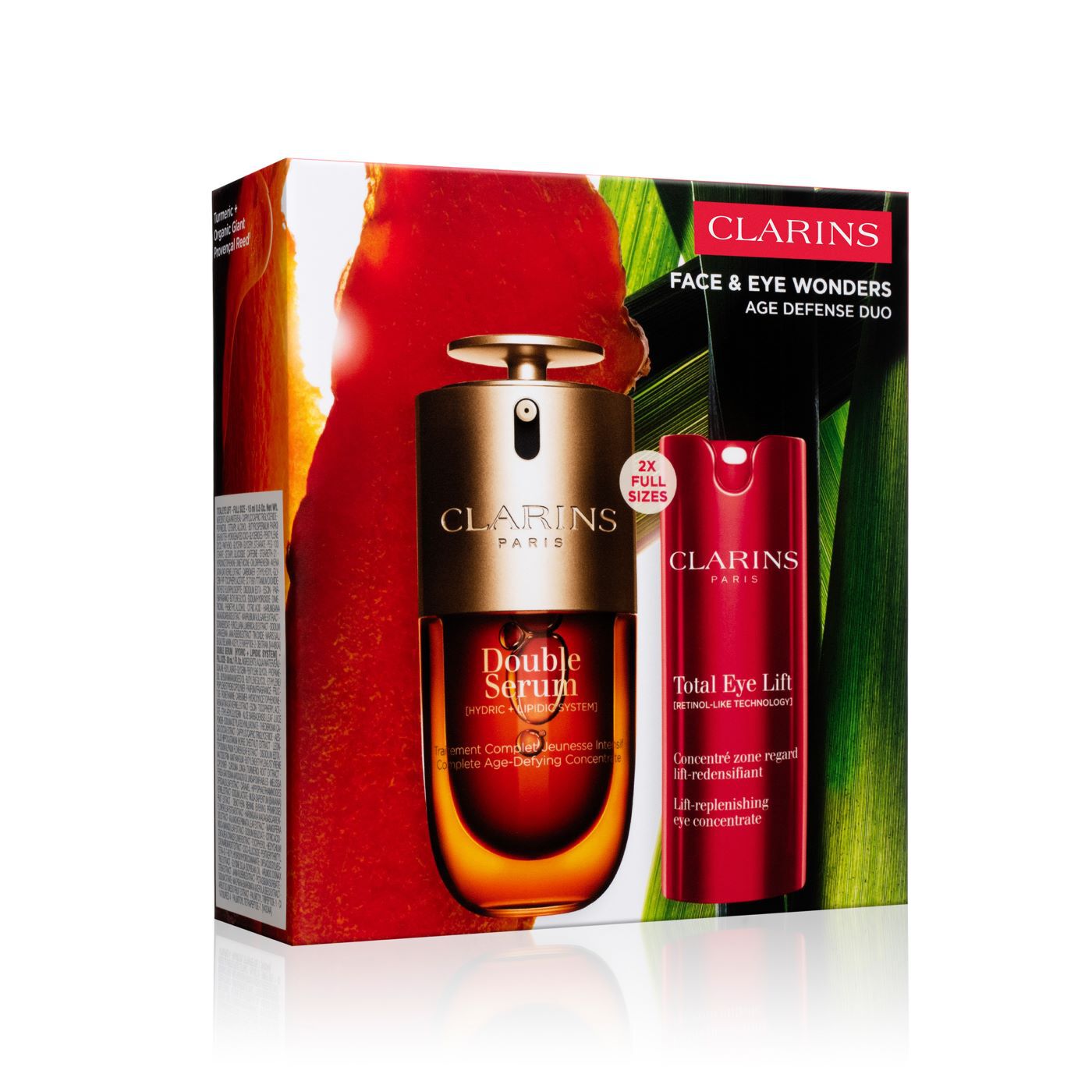 【コスメセット】CLARINS, Mac, ettusais, WE等 Face + Eye Wonders Age Defense Duo | Featuring Double Serum +