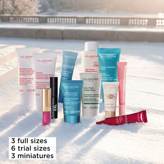 12 Day Beauty Advent Calendar Gift Set, 12-piece skincare + makeup favorites