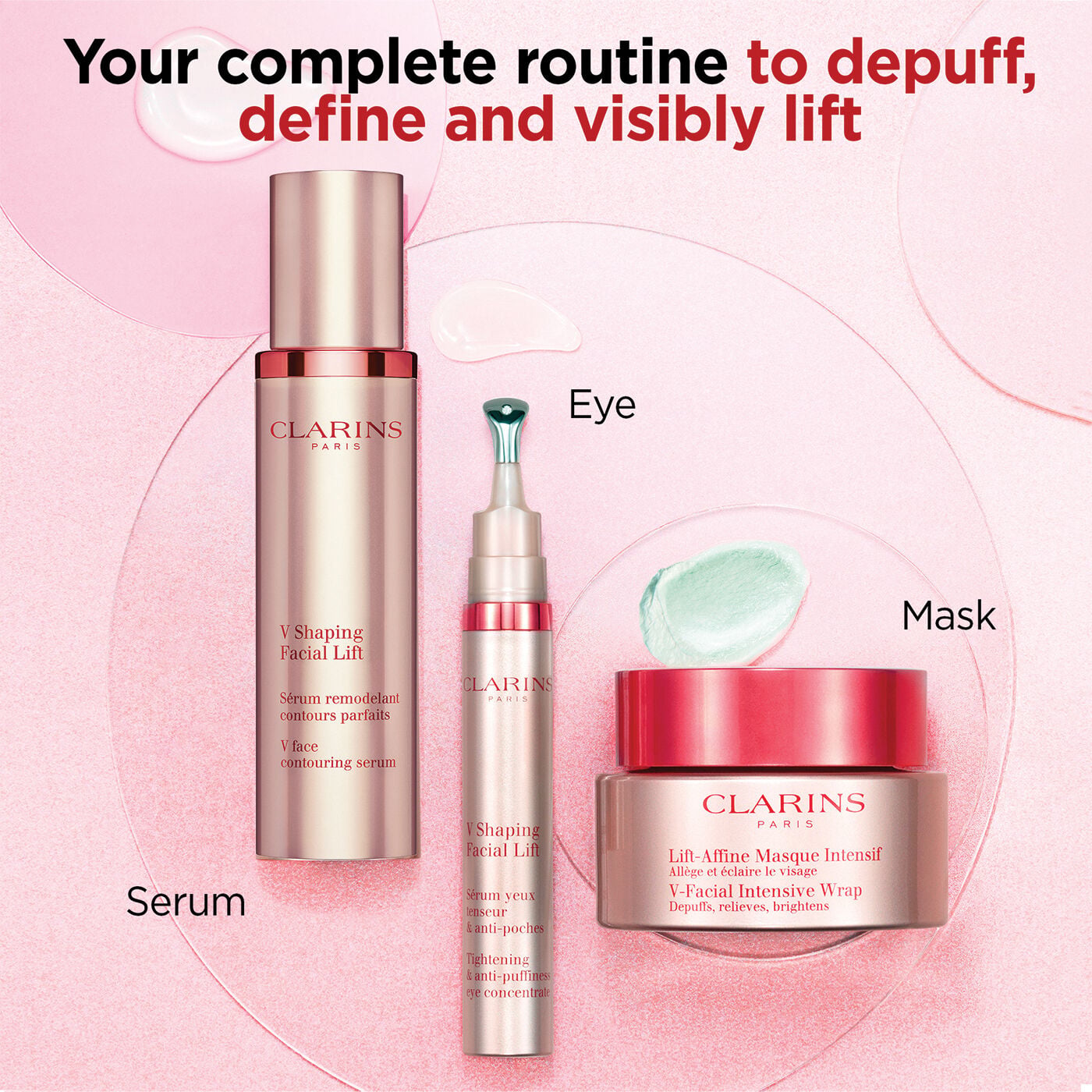 V-Facial Intensive Wrap Depuffing Face Mask | CLARINS®