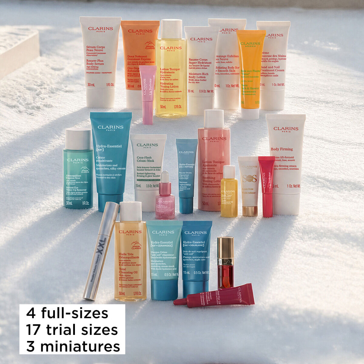 24 Day Beauty Advent Calendar Gift Set, 24-piece skincare + makeup