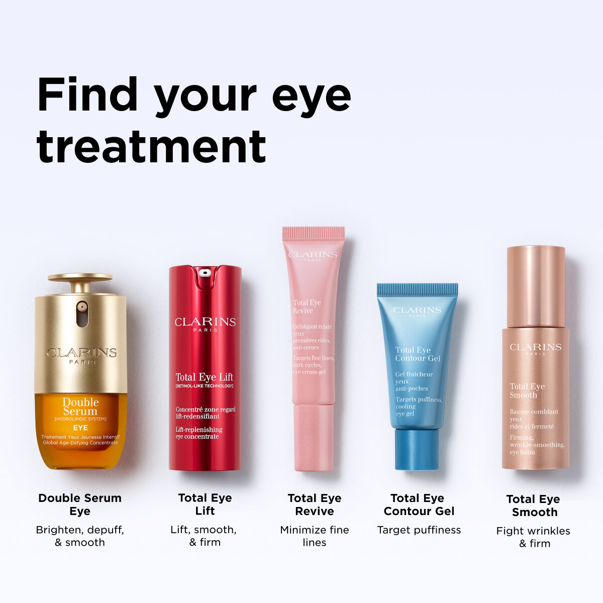 Total Eye Contour Gel for De-puffing & Dark Circles | CLARINS®