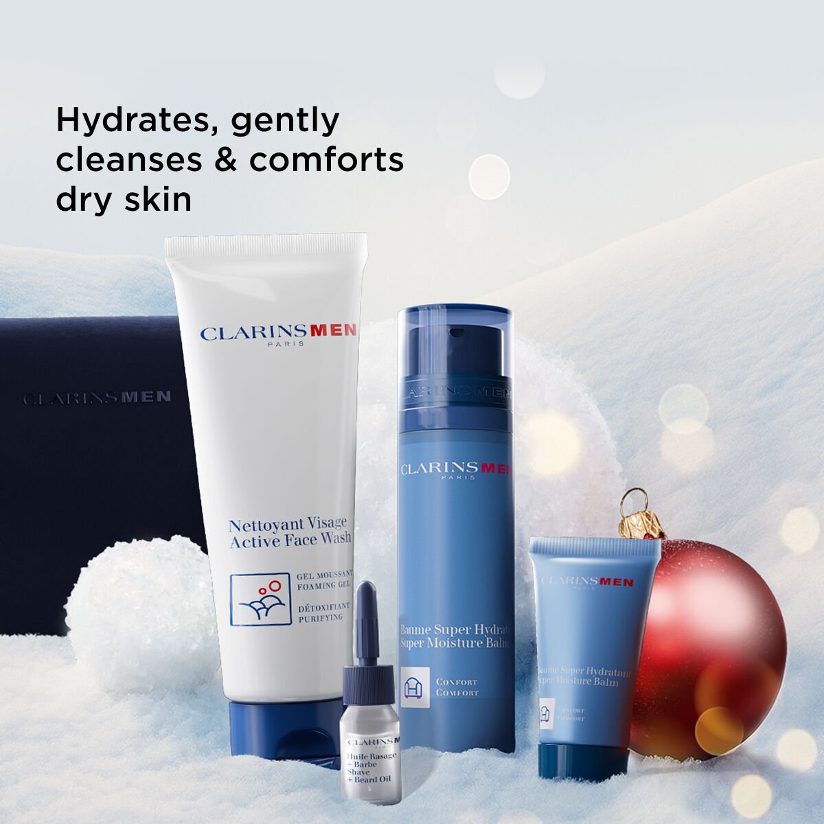 CLARINS MEN スキンケア 3点セット ClarinsMen Grooming Essentials | CLARINS®