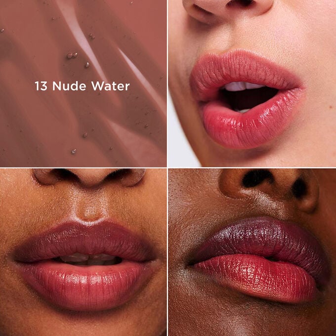 Lip Oil & Stain Duo In Nude | Iconic Lip Comfort Oil & Water Lip Stain | For Hydrated, Visibly Plump Lips