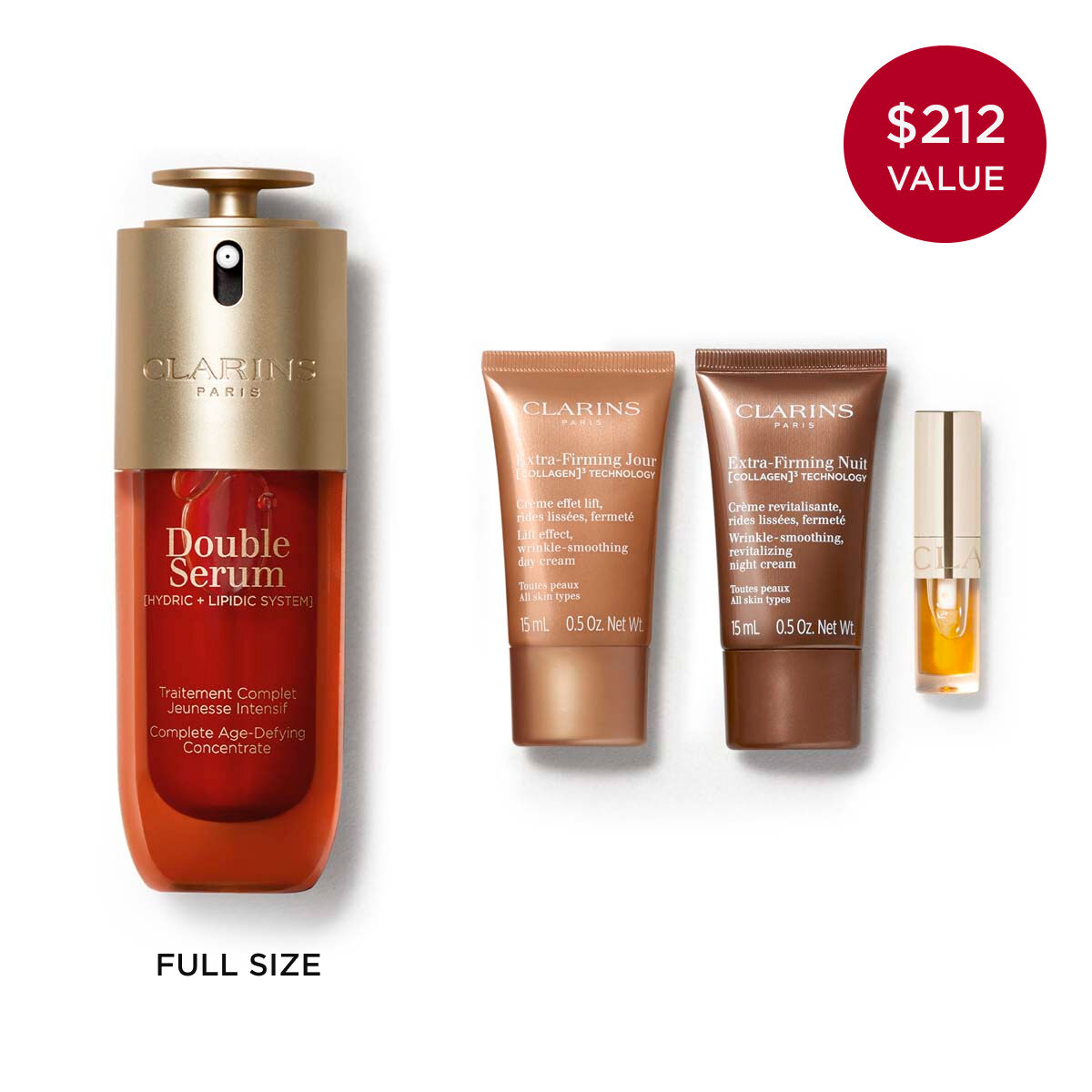 DOUBLE SERUM® + Extra-Firming Collection Anti-Aging Skincare Gift
