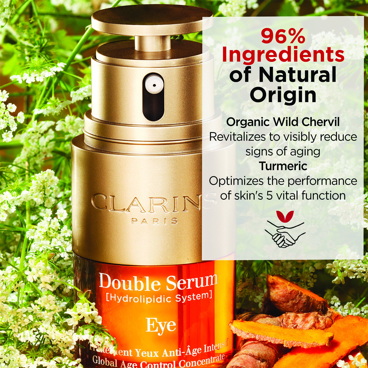 Double Serum Under Eye Tightening & Hydrating Cream | CLARINS®