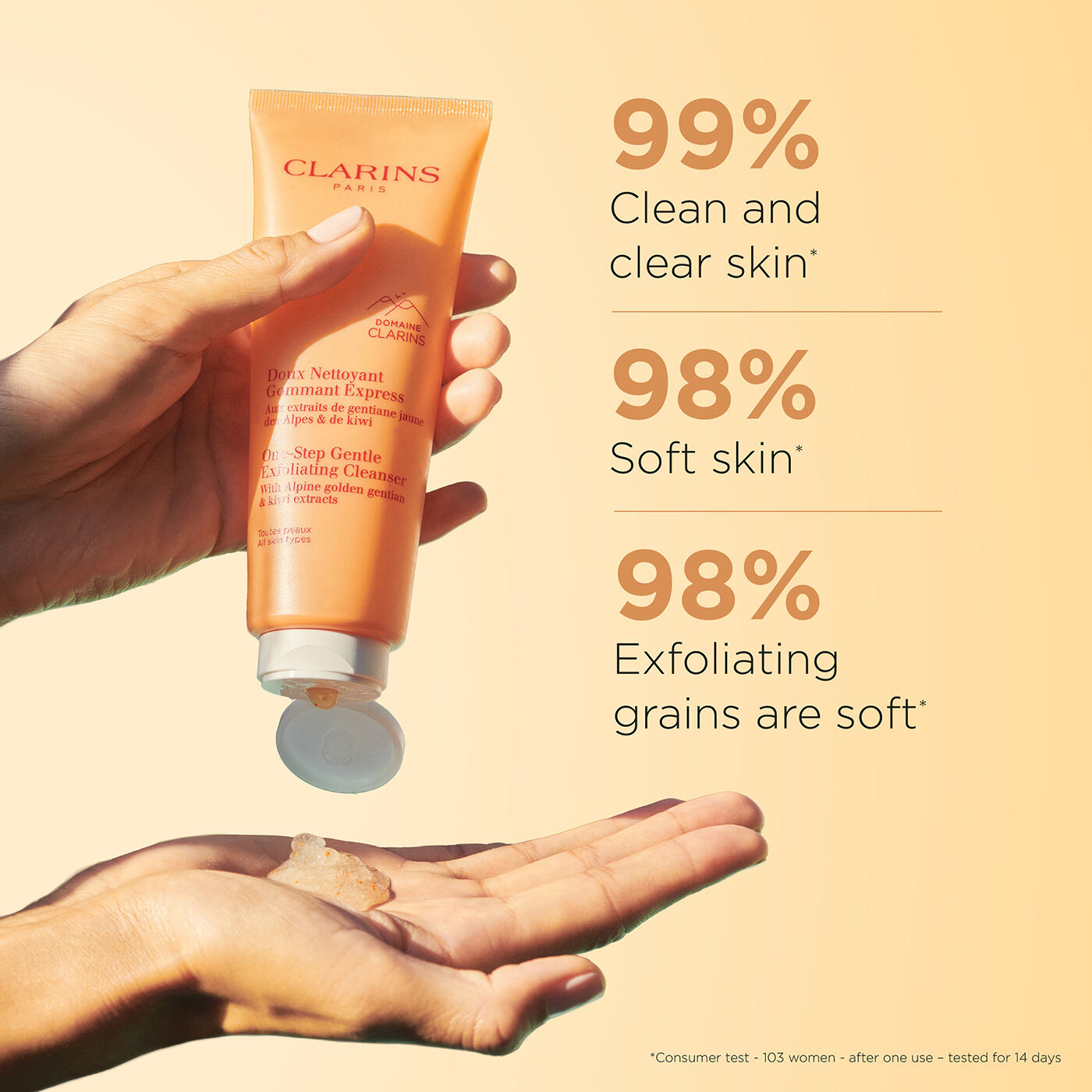 クレンジング・メイク落とし 21xx21 One-Step Gentle Exfoliating Cleanser - Face Exfoliator, Makeup