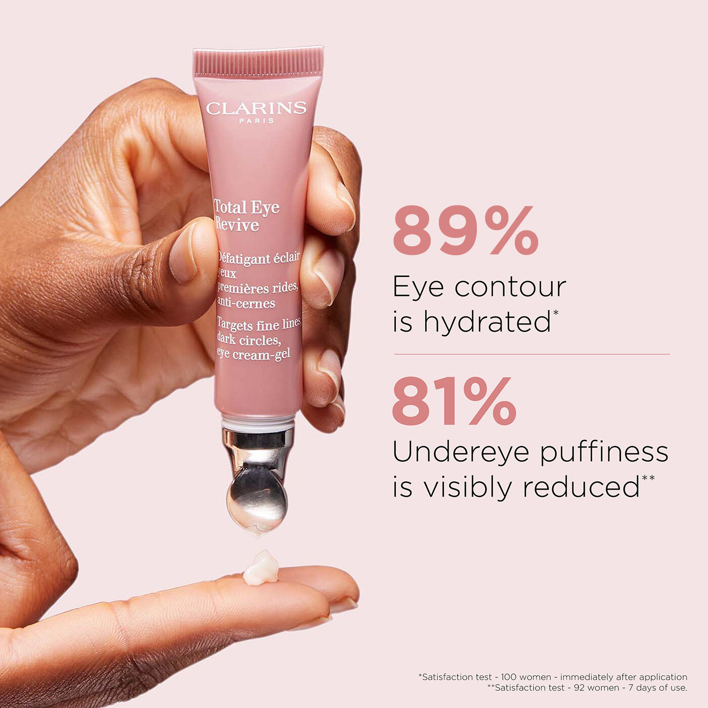 美容液 CLARINS Total Eye Revive 15ml Total Eye Revive - Eye Gel Cream for Dark Circles + Fine Lines