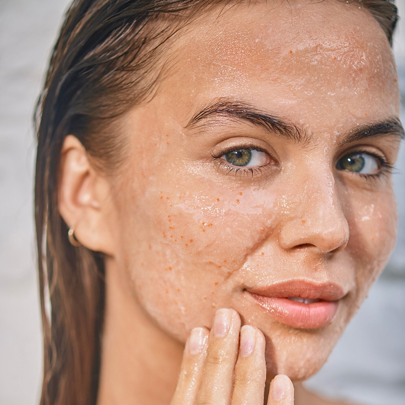 One-Step Gentle Exfoliating Cleanser - Face Exfoliator, Makeup