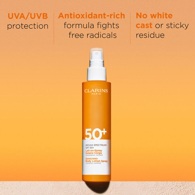 Sunscreen Body Lotion Spray - Broad Spectrum SPF 50+ Sunblock for Body