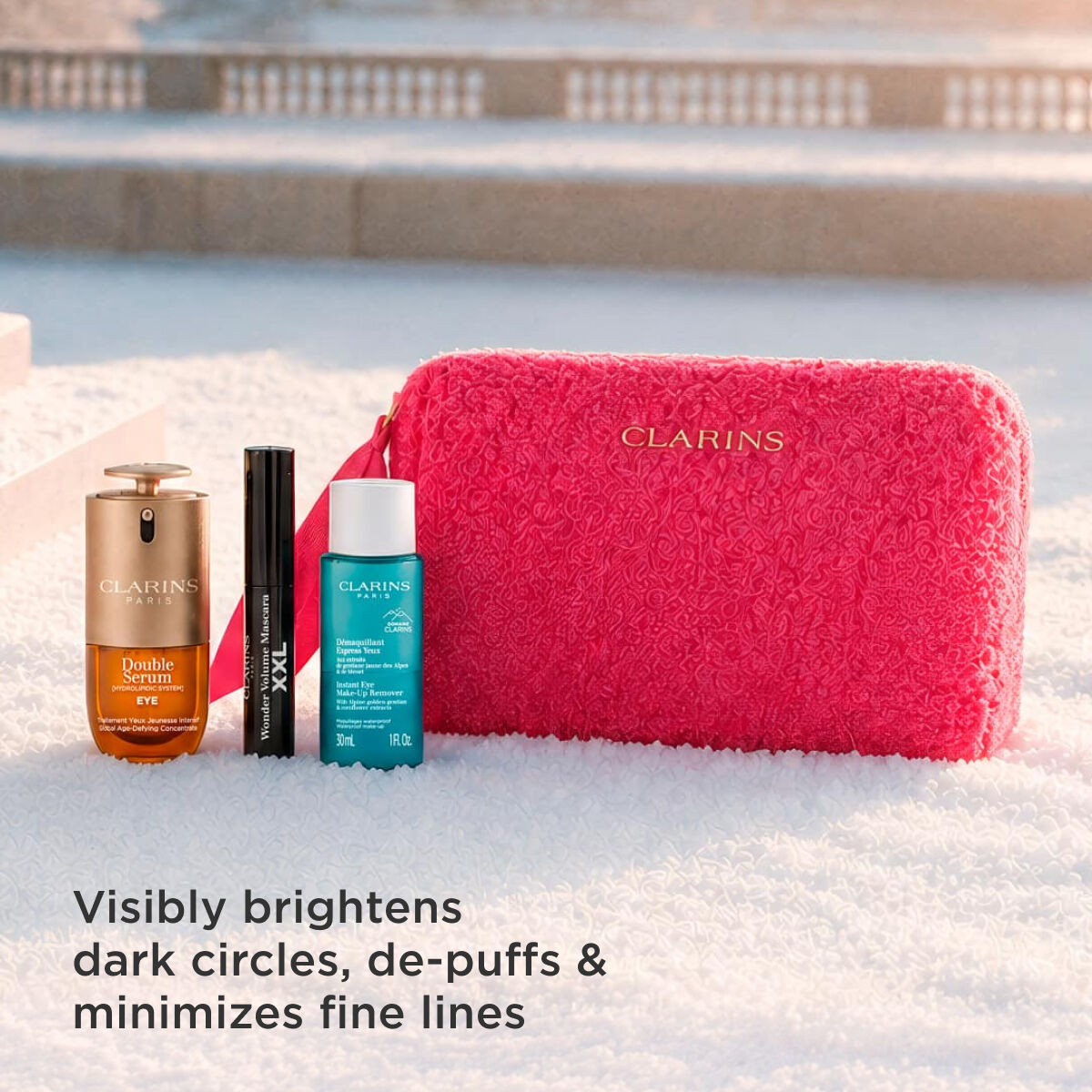 DOUBLE SERUM® Eye Brightening + Depuffing Gift Set | CLARINS®