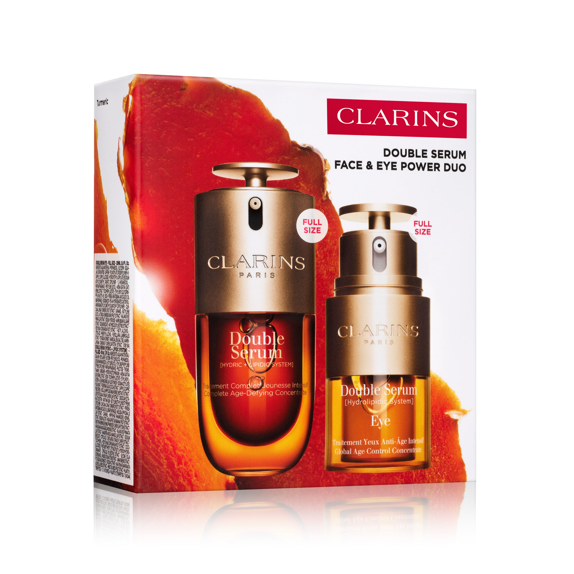 CLARINS Double Serum 75ml 3回分使用 Clarins Double Serum (Hydric + Lipidic System) Complete Age