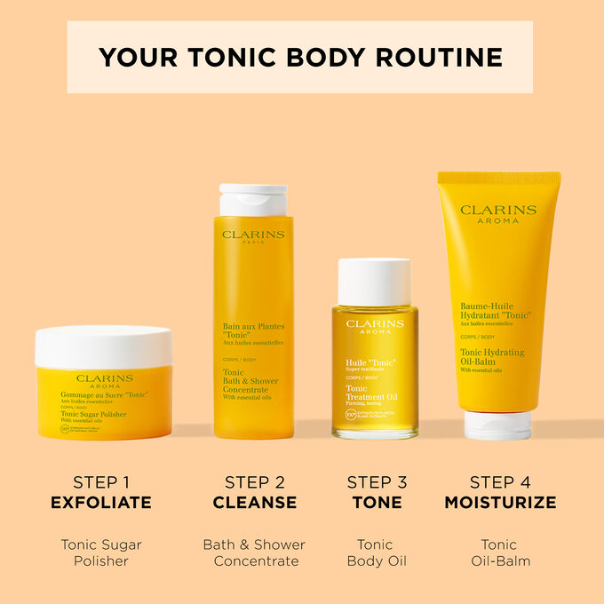Tonic Bath and Shower Concentrate - Cleansing Gel Body Wash With Essential  Oils