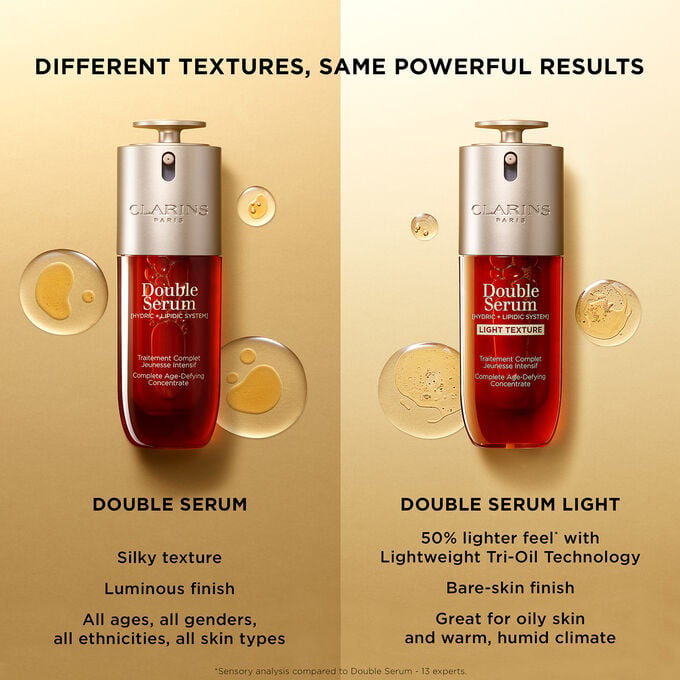 DOUBLE SERUM&reg; Light Texture - Firming + Smoothing Anti-Aging Concentrate