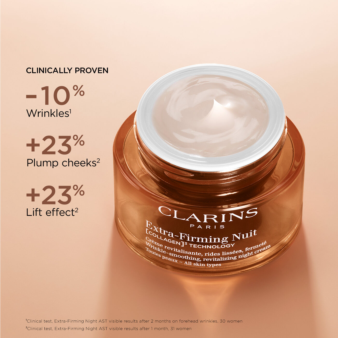 【新品未使用】CLARINS Extra-Firming Nuit 50mL Extra-Firming Night Collagen Cream | CLARINS®
