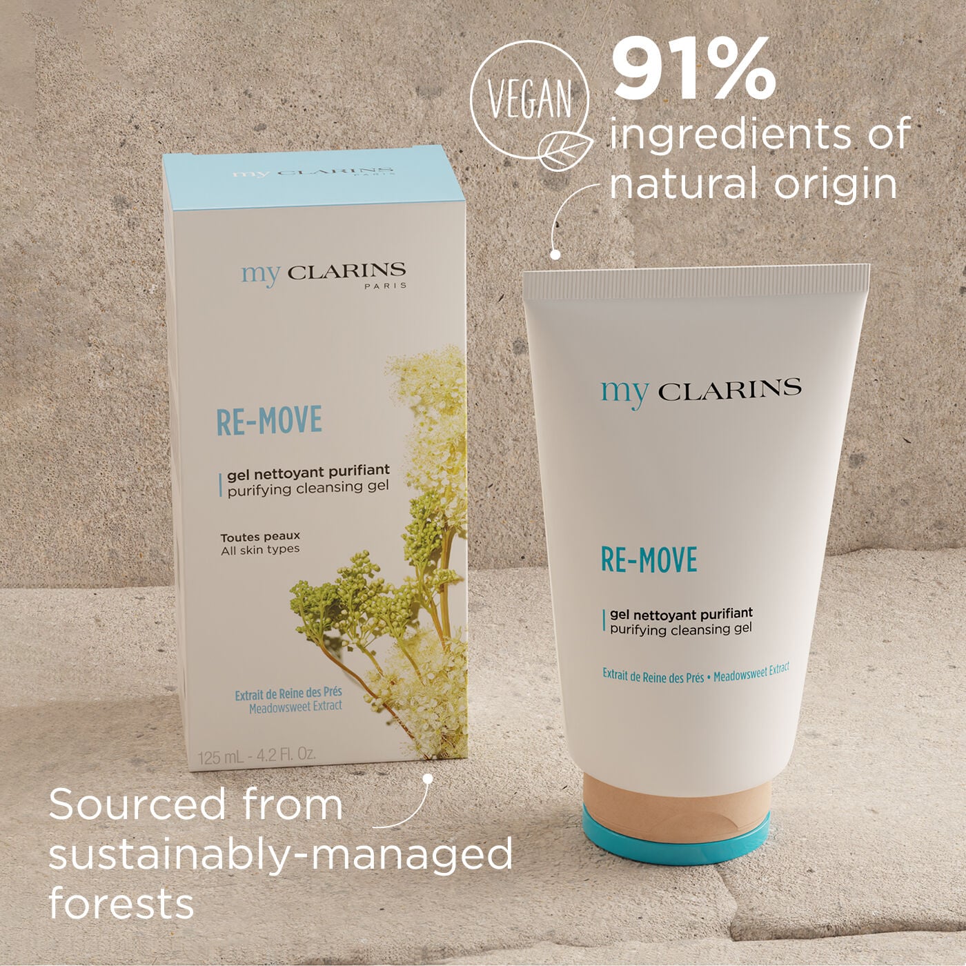 My Clarins RE-MOVE detoxifying dermo-cleansing gel | CLARINS®