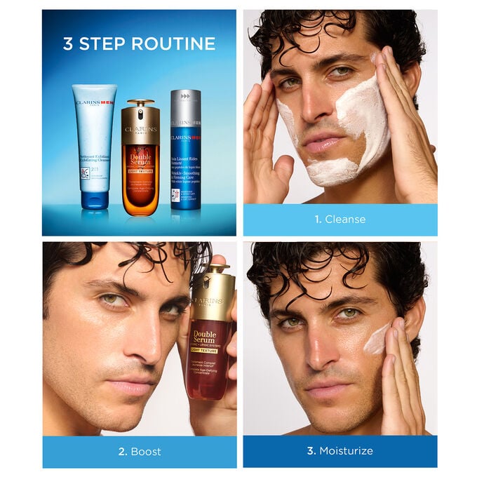 ClarinsMen Wrinkle Smoothing + Firming Anti Aging Face Moisturizer