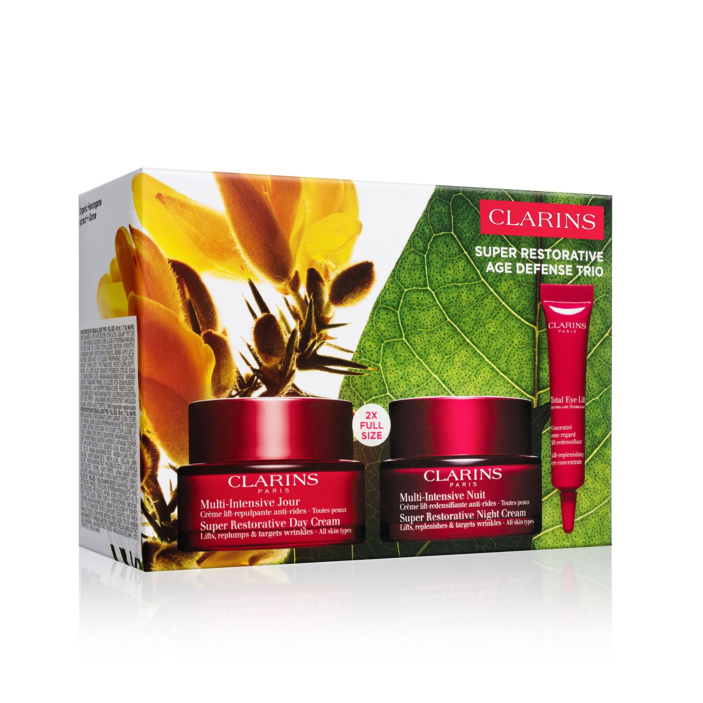 CLARINS スープラ　デイナイトクリーム ２個セット Super Restorative Day + Night Set | Featuring Total Eye Lift