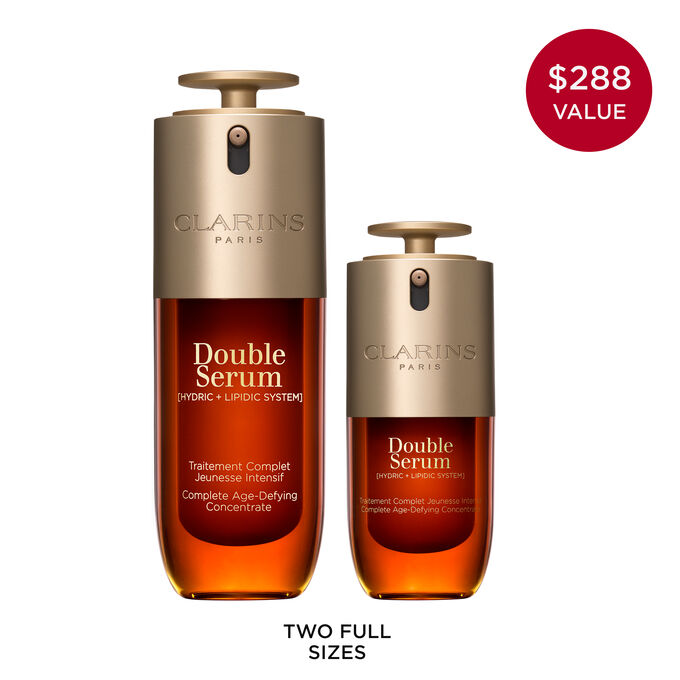 DOUBLE SERUM&reg; Anti-Aging Gift Set to Firm, Boost Radiance and Refine Pores
