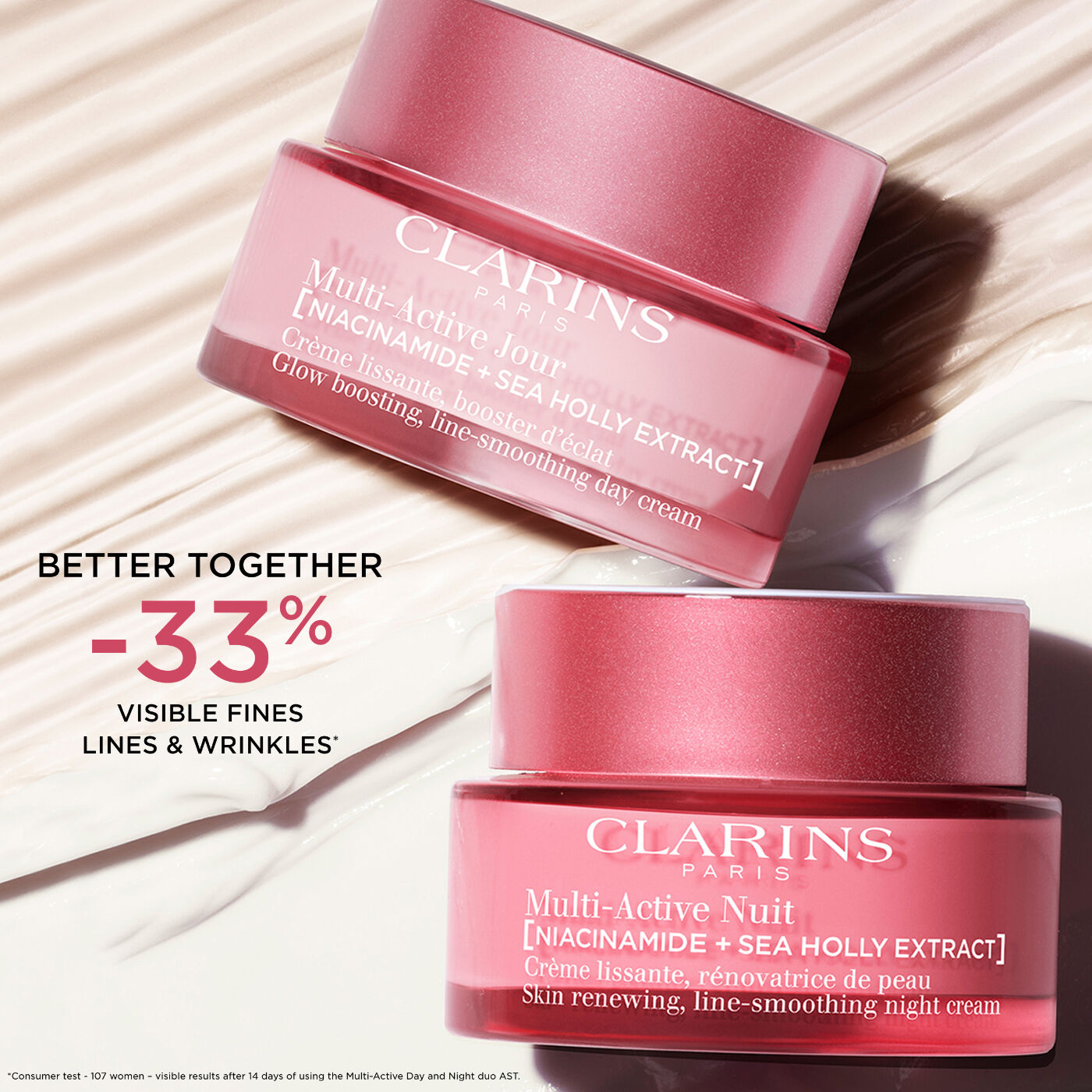 Clarins Multi-Active 24/7 Duo | Multi-Active Day & Night Creams