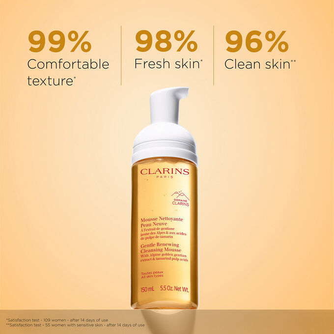 Gentle   Renewing Cleansing Mousse - Lightweight Facial Mousse Cleanser