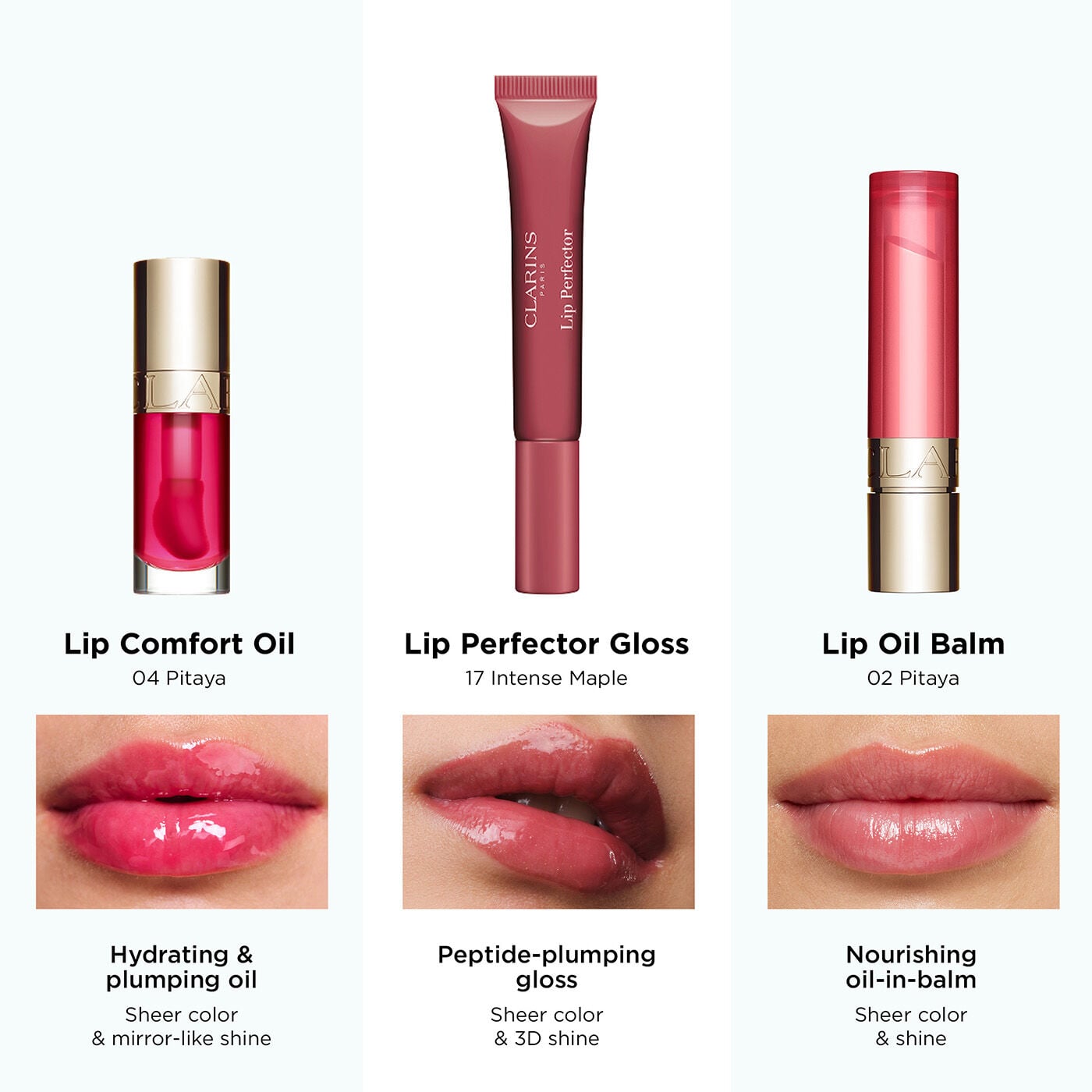 Lip Perfector Peptide-Plumping + Hydrating Lip Gloss | CLARINS®