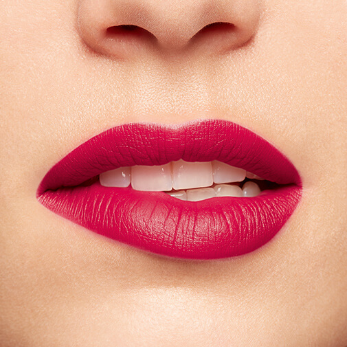 Lipstick result on lips