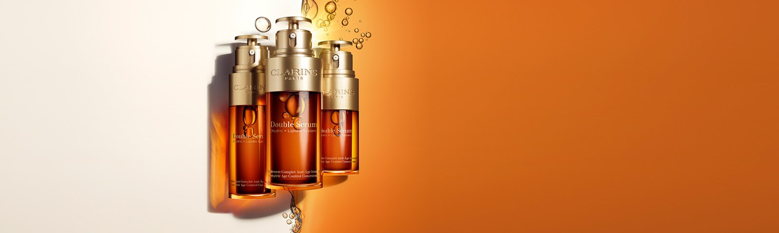 Double Serum: Tested. Trusted. Recommended. Two power-packed serums in one to address all visible signs of aging.