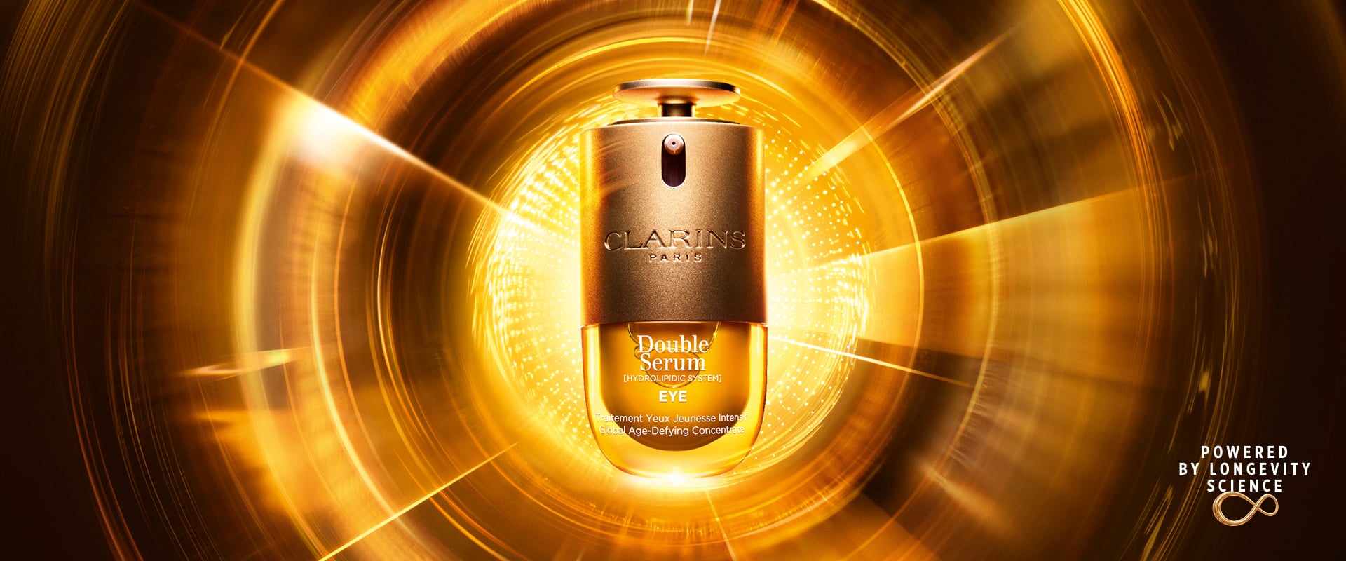 DOUBLE SERUM® Eye Brightening + Depuffing Anti-Aging Concentrate