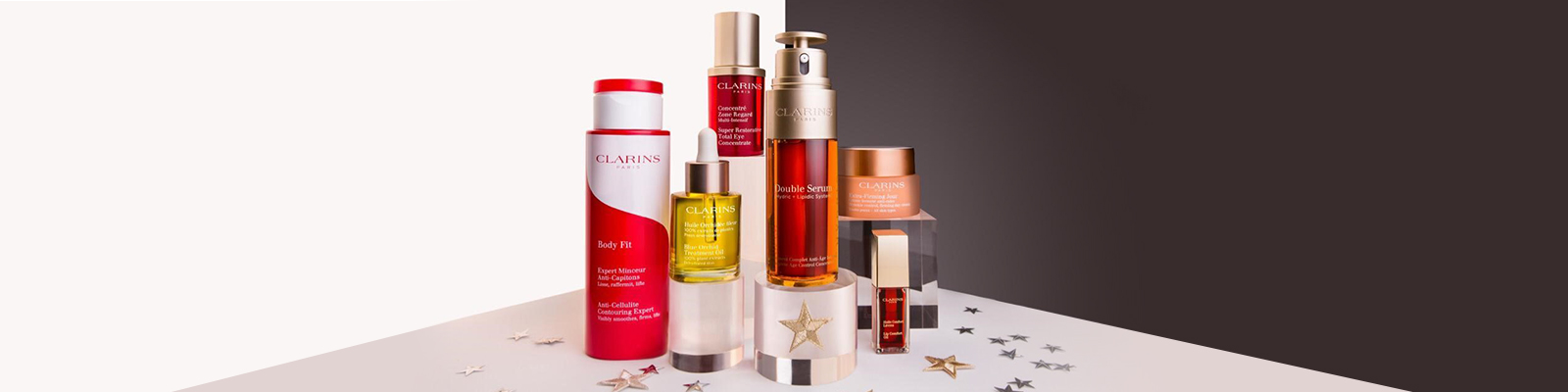 Friends & Family. Get glowing with up to 25% OFF our Clarins all-stars.