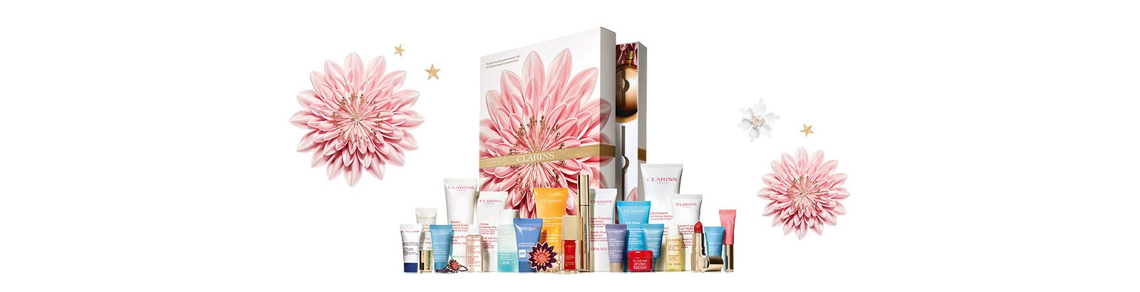 Holiday Beauty Fantasy. Find a beauty surprise behind each door.