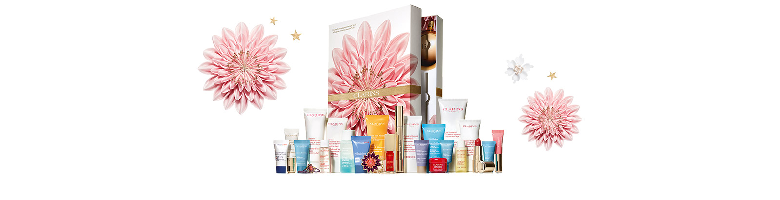 Holiday Beauty Fantasy. Find a beauty surprise behind each door.