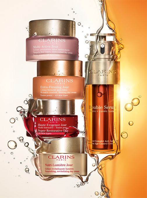 Does Clarins have a skincare range for every age?
