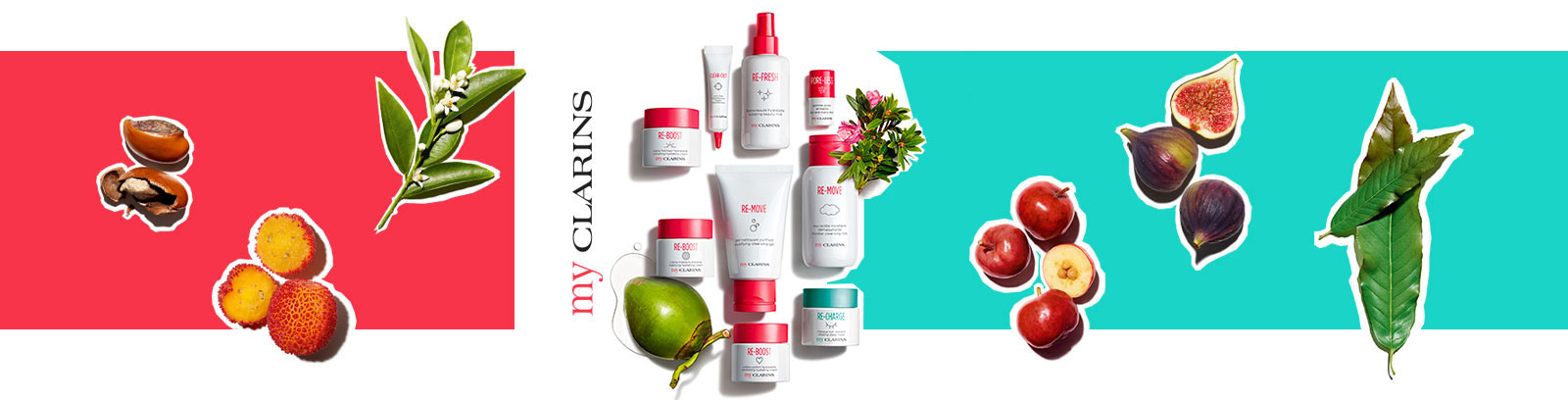 Introducing My Clarins: My Detoxifying & Nourishing Skincare. The perfect balance of plant & fruit extracts for healthy-looking skin.