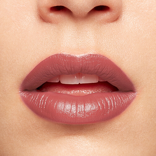 Lipstick result on lips
