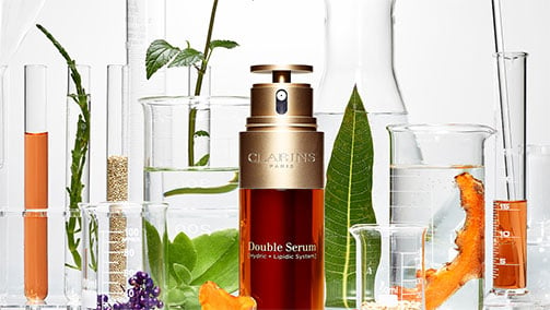 Where do Double Serum plant ingredients come from?