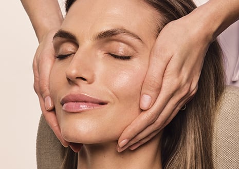 Woman receiving an Open Spa treatment
