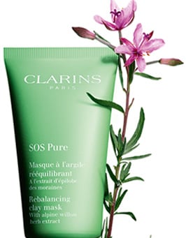 What ingredients are in SOS Pure Rebalancing Clay Mask?