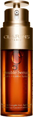 A bottle of Clarins’ Double Serum.