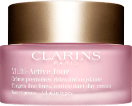 A tub of Clarins’ Multi-Active Day Cream.