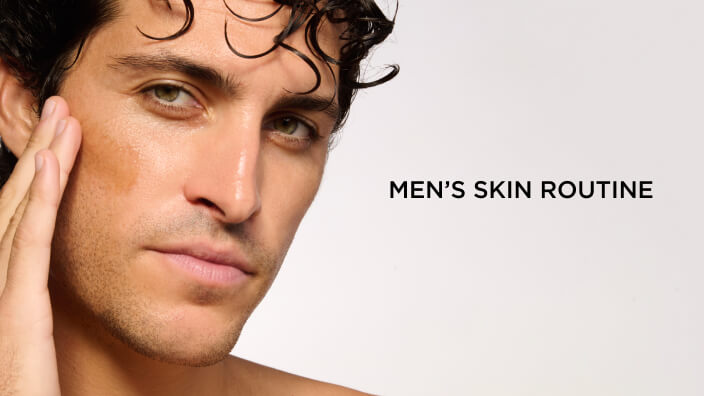 Men's skin routine