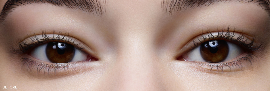 Wonder Perfect Mascara 4D before