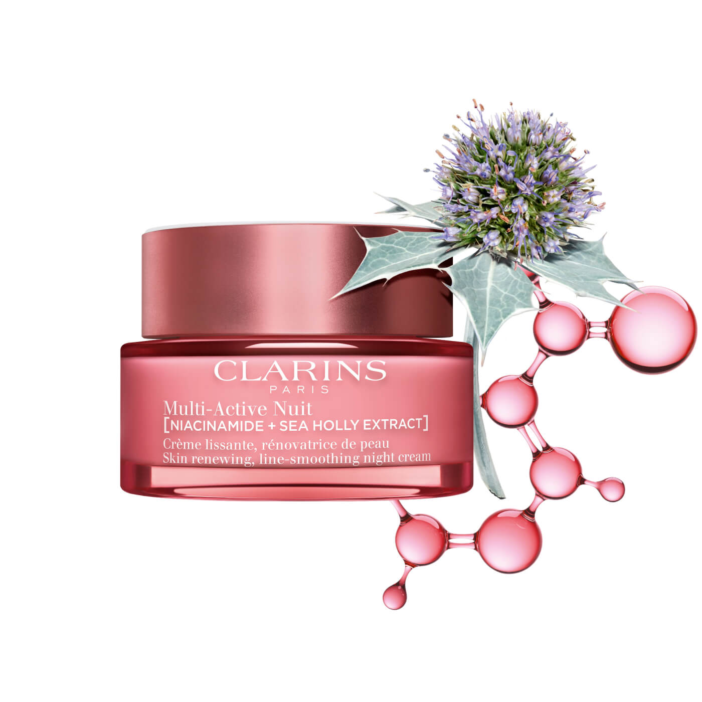 フェイスクリーム CLARINS Haute Exigence Nuit 50ml Multi-Active Nuit for Dry Skin- Rejuvenating Nighttime Face
