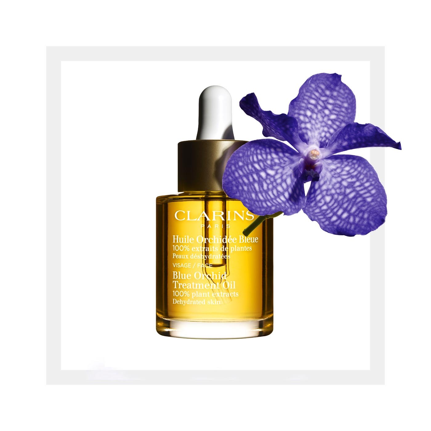 Blue Orchid Face Treatment Oil Face Treatment Clarins