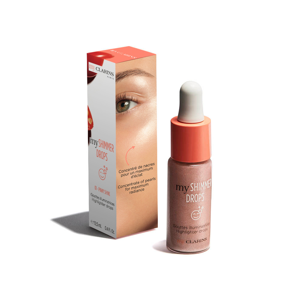 My Clarins SHIMMER DROPS highlighter drops Clarins