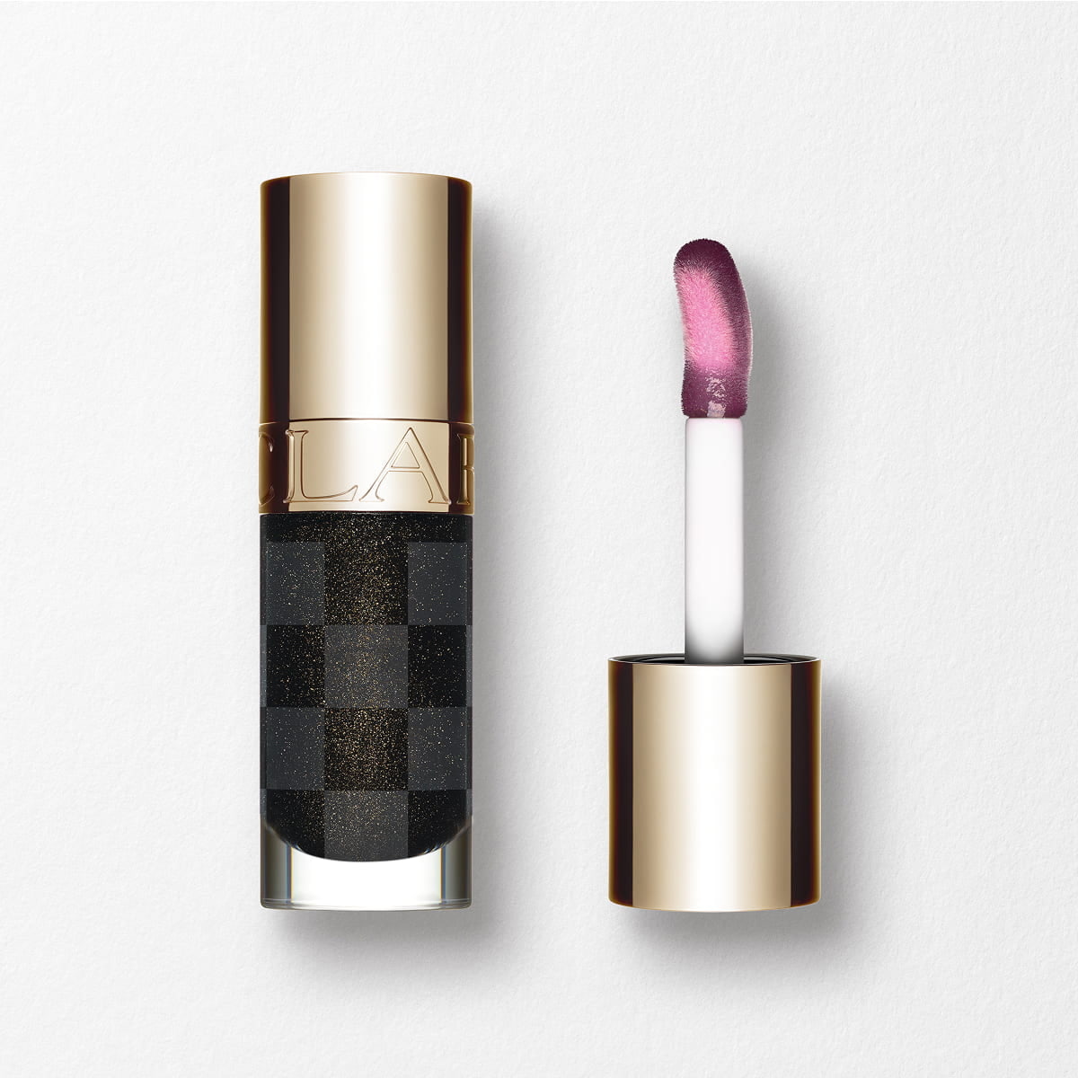 Black + White Lip Comfort Oil with Shimmer